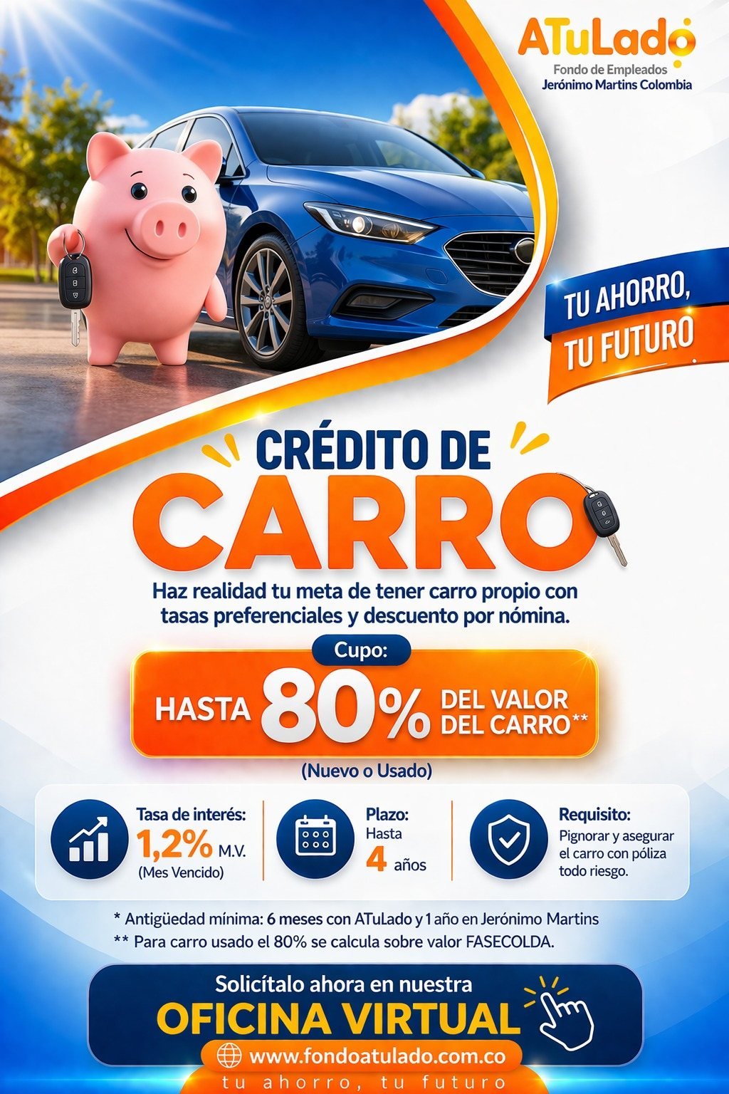 Pieza gráfica de Crédito de carro