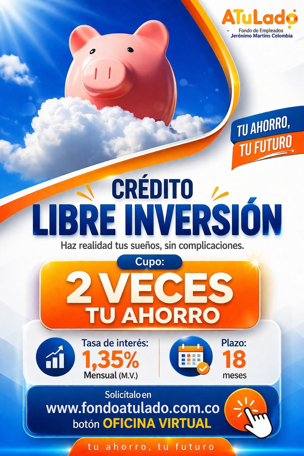 Pieza gráfica de Libre inversión